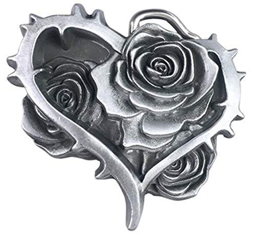 Urban Backwoods Rose II Gürtelschnalle für Wechselgürtel Buckle von Urban Backwoods