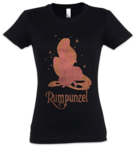 Urban Backwoods Rumpunzel Damen T-Shirt Schwarz Größe L von Urban Backwoods