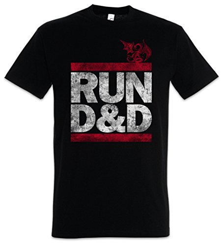 Urban Backwoods Run D&D Herren T-Shirt Schwarz Größe 5XL von Urban Backwoods