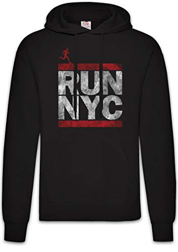 Urban Backwoods Run NYC Hoodie Kapuzenpullover Sweatshirt Schwarz Größe 2XL von Urban Backwoods