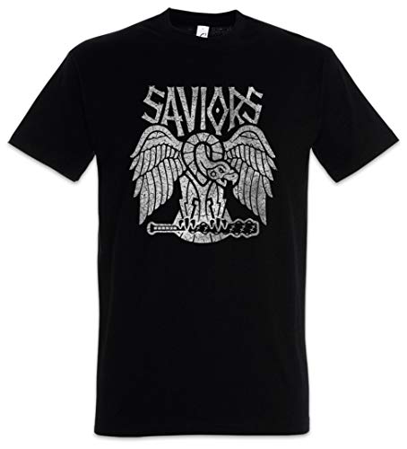 Urban Backwoods Saviors Patch Herren T-Shirt Schwarz Größe L von Urban Backwoods