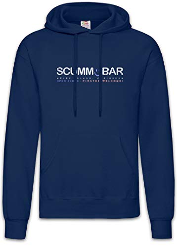 Urban Backwoods Scumm Bar Hoodie Kapuzenpullover Sweatshirt Blau Größe L von Urban Backwoods