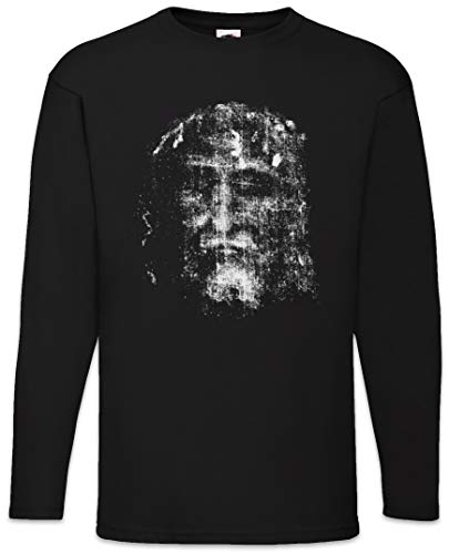 Urban Backwoods Shroud of Turin Herren Langarm T-Shirt Schwarz Größe 2XL von Urban Backwoods