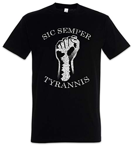 Urban Backwoods Sic Semper Tyrannis II Herren T-Shirt Schwarz Größe 5XL von Urban Backwoods