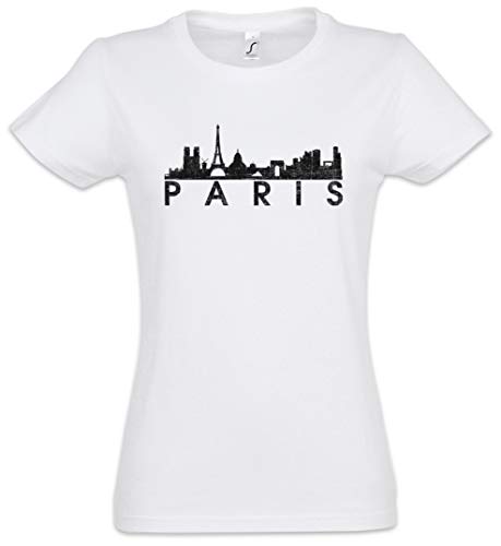 Urban Backwoods Skyline Paris Damen T-Shirt Weiß Größe M von Urban Backwoods