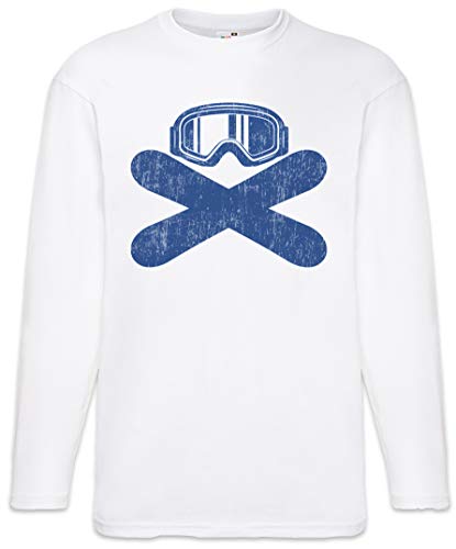 Urban Backwoods Snowboard Tools Herren Langarm T-Shirt Weiß Größe L von Urban Backwoods