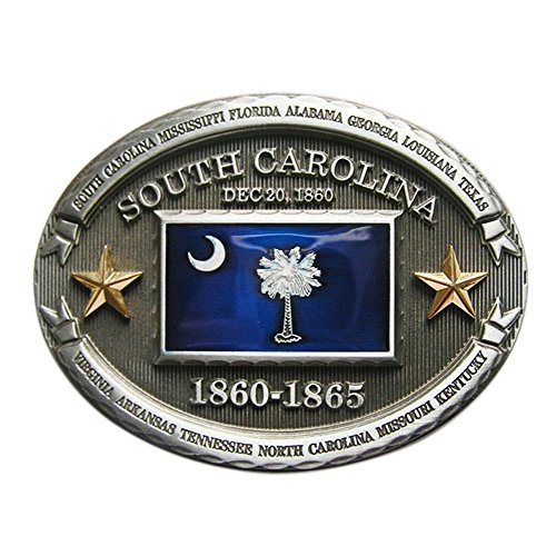 Urban Backwoods South Carolina Flag Gürtelschnalle für Wechselgürtel Buckle von Urban Backwoods