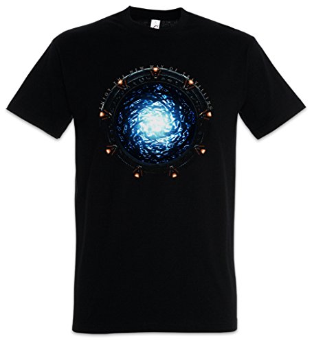 Urban Backwoods Star Portal Herren T-Shirt Schwarz Größe L von Urban Backwoods