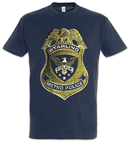 Urban Backwoods Starling Police Herren T-Shirt Blau Größe 3XL von Urban Backwoods