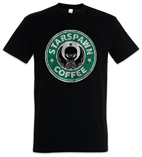 Urban Backwoods Starspawn Coffee Herren T-Shirt Schwarz Größe L von Urban Backwoods