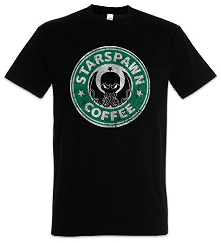 Urban Backwoods Starspawn Coffee Herren T-Shirt Schwarz Größe S von Urban Backwoods