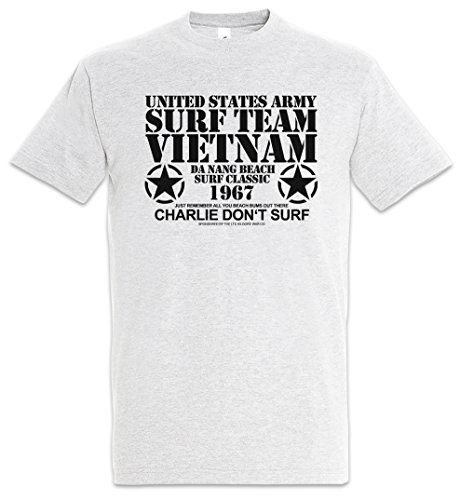 Urban Backwoods Surf Team Vietnam II Herren T-Shirt Grau Größe L von Urban Backwoods