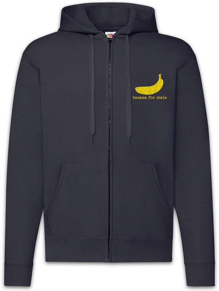 Urban Backwoods Sweatjacke Banana For Scale Zipper Hoodie Sale Banane Geek Nerd Fun Karneval (1-tlg) Fasching Obsthändler Informatiker Informatik von Urban Backwoods