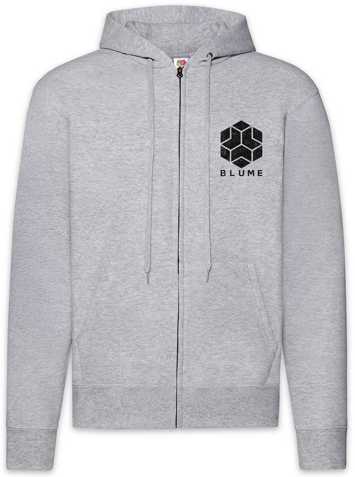 Urban Backwoods Sweatjacke Blume Zipper Hoodie Watch Game Corporation Dogs Logo Insignia Sign (1-tlg) Symbol Gamer Nerd Freak von Urban Backwoods