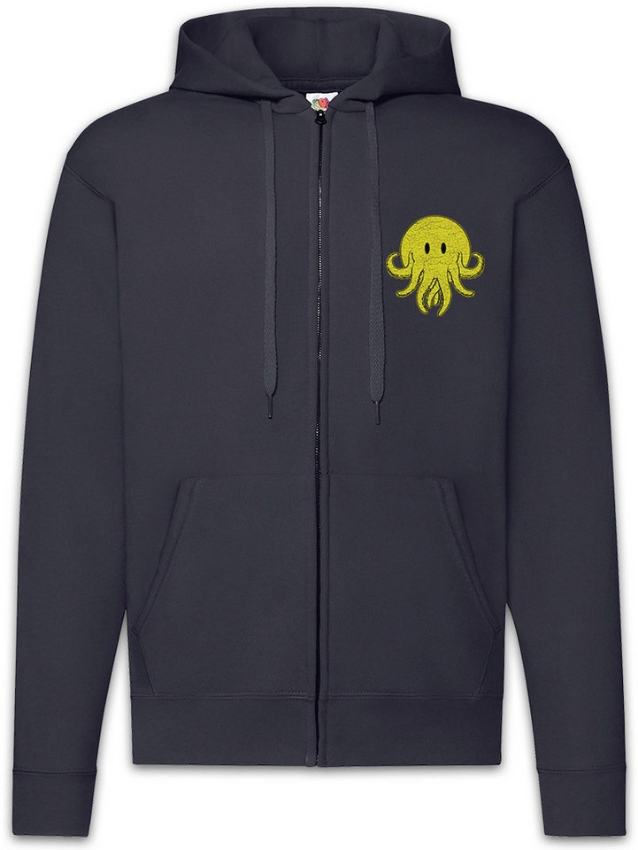 Urban Backwoods Sweatjacke Cthulhu Smile Zipper Hoodie Call Arkham Horror H. P. Lovecraft (1-tlg) Miskatonic R´LYEH Innsmouth Azathoth von Urban Backwoods