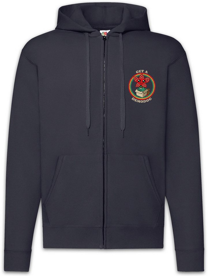 Urban Backwoods Sweatjacke Get A Demodog I Zipper Hoodie Stranger Jane Kids Monster Ghost World (1-tlg) Will Things Alphabet Series von Urban Backwoods