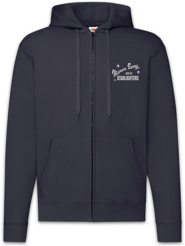 Urban Backwoods Sweatjacke Marvin Berry And The Starlighters Zipper Hoodie Back to the Zurück 80s (1-tlg) Future In Die Zukunft von Urban Backwoods
