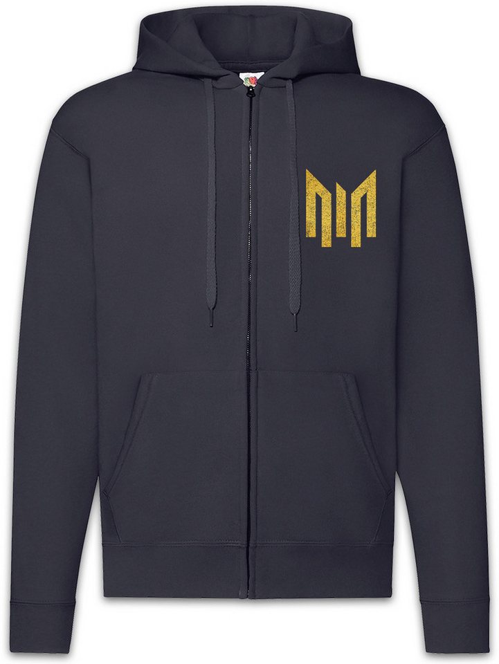 Urban Backwoods Sweatjacke Montgomery Logo Zipper Hoodie What Symbol Sign Company Logo What/If (1-tlg) Anne Lisa If Sean von Urban Backwoods