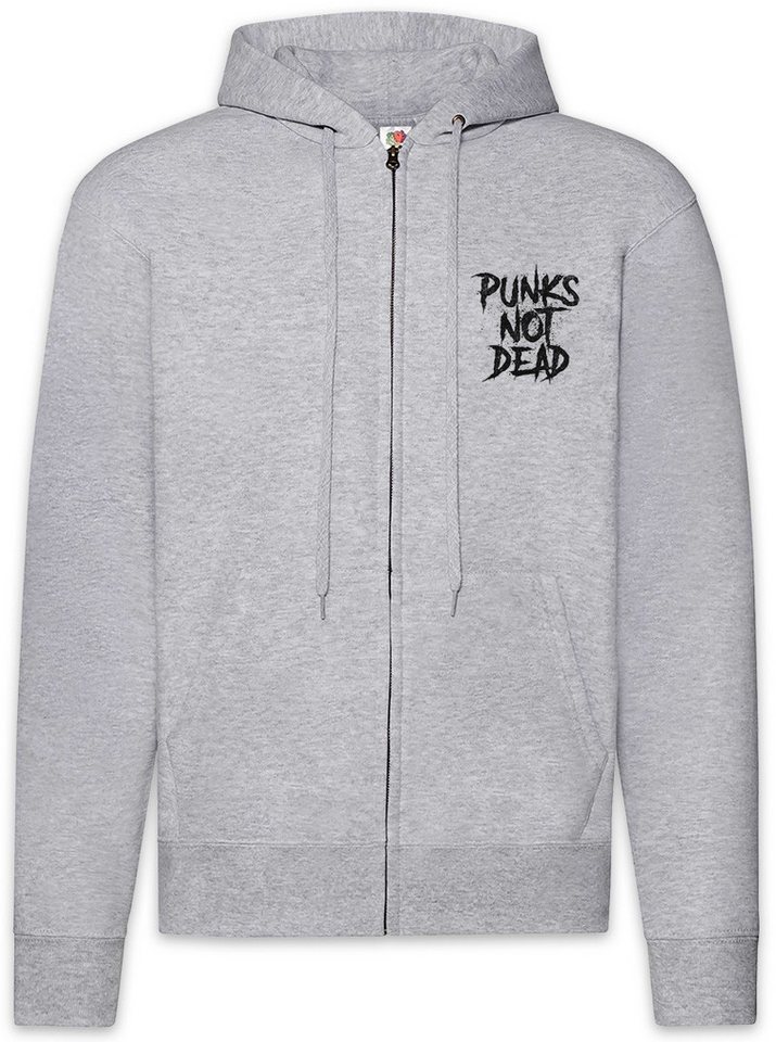 Urban Backwoods Sweatjacke Punks Not Dead I Zipper Hoodie Music DJ MC Punk Anarchy UK Rock New (1-tlg) Sid England Wave Vicious von Urban Backwoods