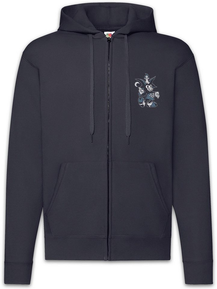 Urban Backwoods Sweatjacke Satanic Goat Zipper Hoodie Friendship Temporary Hell Yeah Teufel Skull (1-tlg) Schädel Devil Satan Satanismus von Urban Backwoods