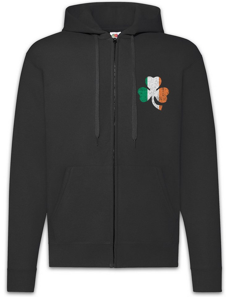 Urban Backwoods Sweatjacke Shamrock Irish Flag Zipper Hoodie Cloverleaf Irland Ireland Kleeblatt (1-tlg) Fahne Irland Irish Patricks von Urban Backwoods