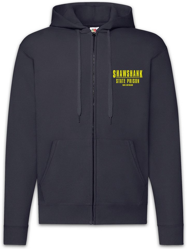 Urban Backwoods Sweatjacke Shawshank State Prison Zipper Hoodie Die Zeichen Verurteilten Logo (1-tlg) Gefängnis Redemption Symbol Jail von Urban Backwoods