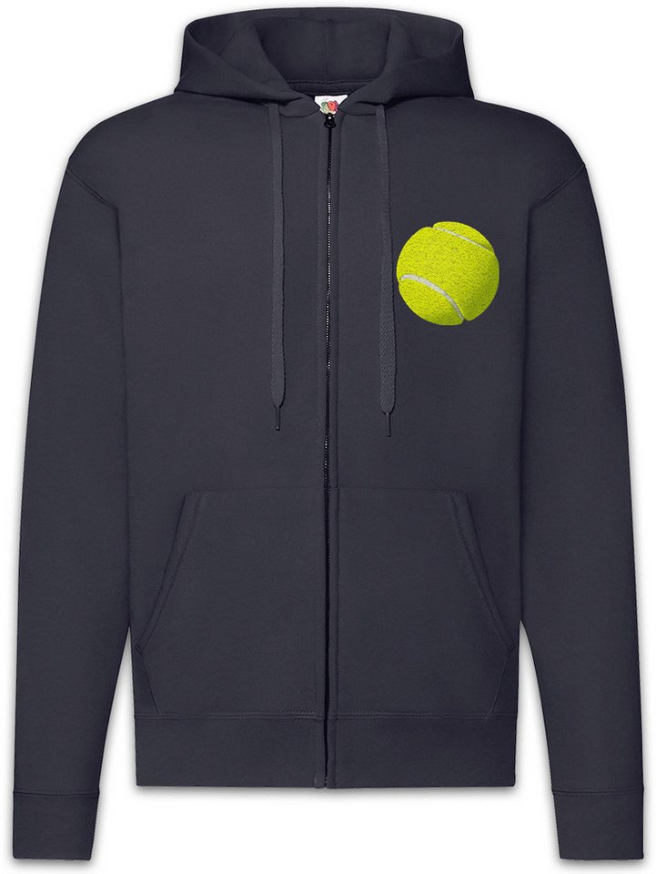 Urban Backwoods Sweatjacke Tennis Ball Zipper Hoodie Player Passion Love Addiction Spieler Sport (1-tlg) Tennisplatz Turnier Tennisball Ball von Urban Backwoods