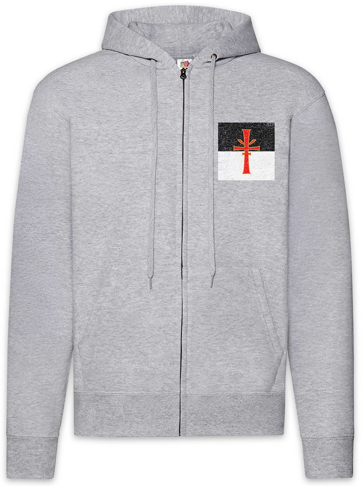 Urban Backwoods Sweatjacke The Cruciform Sword Zipper Hoodie Indiana Jones Fun Temple Crusader (1-tlg) Knight and the Last von Urban Backwoods