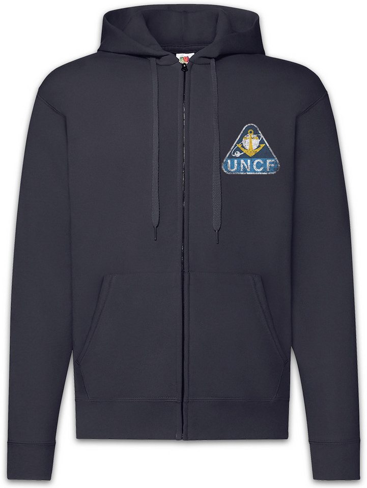 Urban Backwoods Sweatjacke United Nations Cosmo Navy Zipper Hoodie UN UNCF Space Yamato (1-tlg) Battleship United Star Blazers von Urban Backwoods