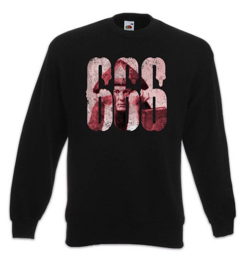 Urban Backwoods Sweatshirt 666 Aleister Crowley Sweatshirt Number Of The Beast OTO Satanic Circle (1-tlg) Symbol 777 Priest Occult von Urban Backwoods