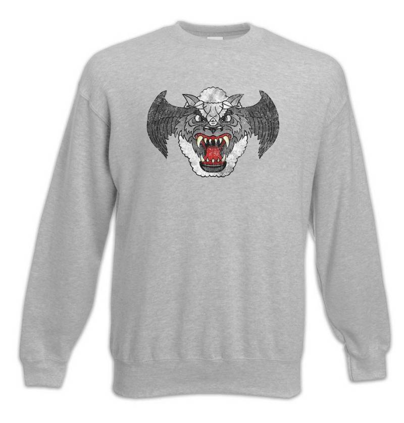 Urban Backwoods Sweatshirt Airwolf Patch Sweatshirt Zeichen Sign Logo Uniform Abzeichen Air Wolf (1-tlg) Bell-222 Helikopter Helicopter Huckleberry von Urban Backwoods