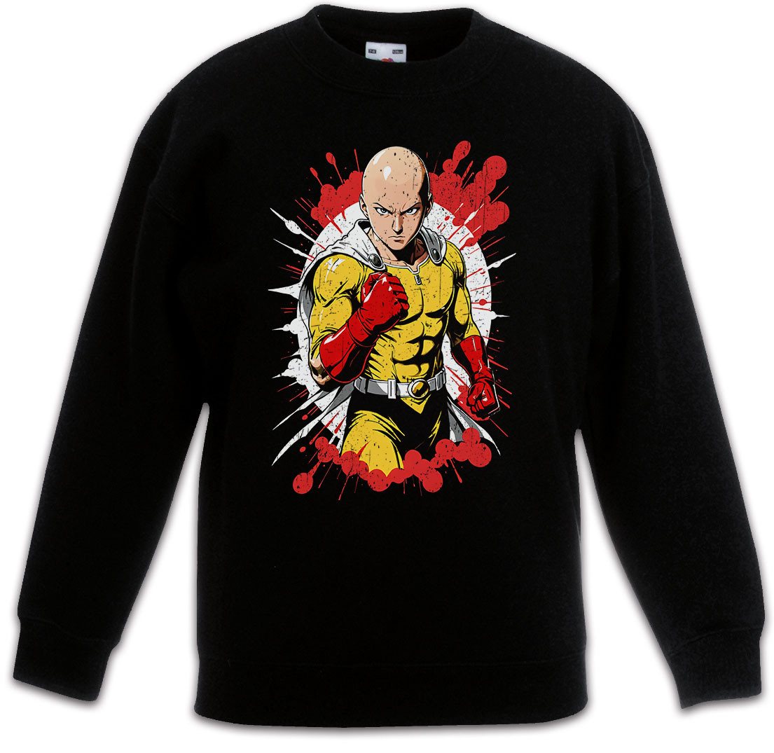 Urban Backwoods Sweatshirt Anime Punch Kinderpullover One OP Man Saitama Genos Tatsumaki Fubuki (1-tlg) Garou Manga Aesthetic Punch von Urban Backwoods