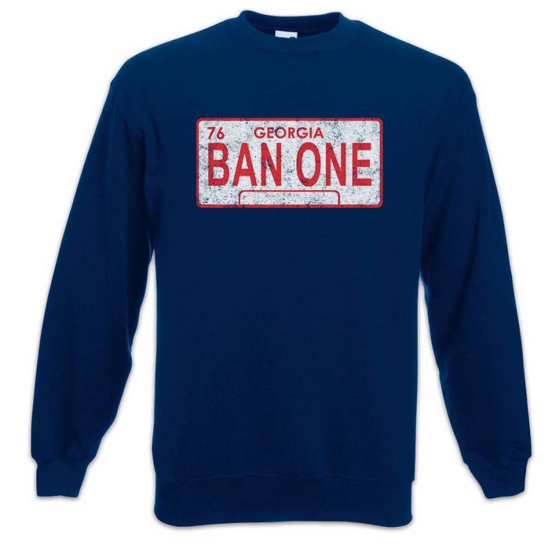 Urban Backwoods Sweatshirt Ban One Sign License Plate Sweatshirt Smokey And The Car Bandit (1-tlg) Ausgekochtes Schlitzohr Trans Am von Urban Backwoods