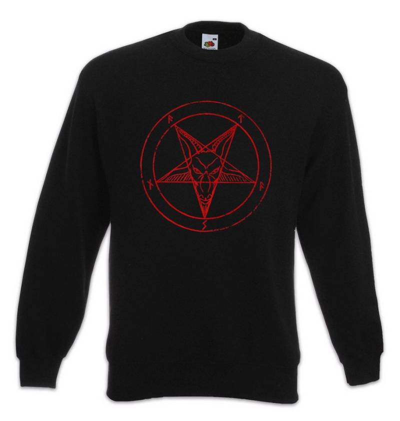 Urban Backwoods Sweatshirt Baphomet Pentagram Sign Sweatshirt Shirt Aleister Satan Crowley (1-tlg) Pentagramm Satanic Circle 666 von Urban Backwoods