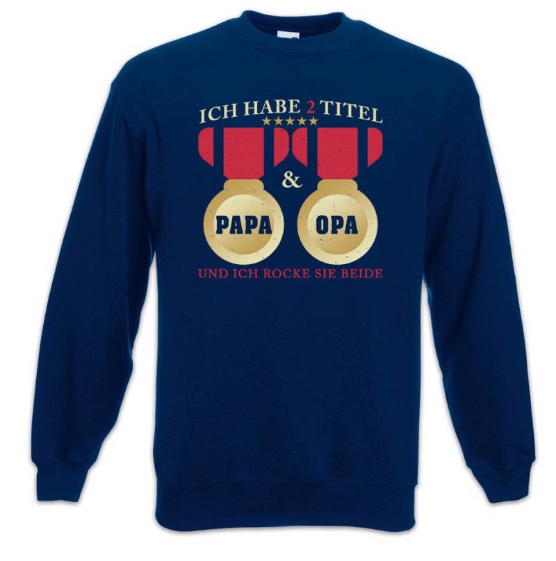 Urban Backwoods Sweatshirt Bester Opa & Papa Sweatshirt Opi Großvater Medaillien Titel Grandpa (1-tlg) Papi Daddy Kinder Enkel von Urban Backwoods