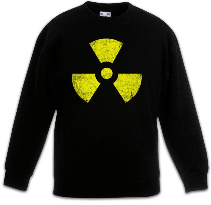 Urban Backwoods Sweatshirt Black Radioactive Vintage Symbol Kinderpullover Goth TBBT Cyber (1-tlg) Hardcore Logo Gothic Big von Urban Backwoods