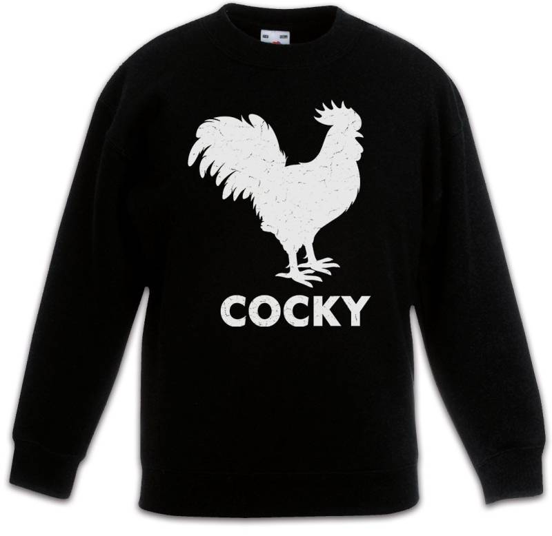 Urban Backwoods Sweatshirt Cocky I Kinderpullover Hahn Cock Rooster Stolz Man Arrogant Swagger (1-tlg) Confident Bold Fearless Alpha von Urban Backwoods