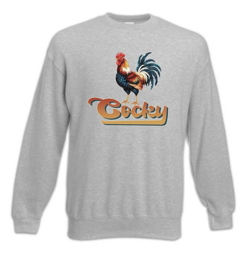 Urban Backwoods Sweatshirt Cocky III Sweatshirt Hahn Cock Rooster Stolz Man Arrogant Swagger (1-tlg) Confident Bold Fearless Alpha von Urban Backwoods