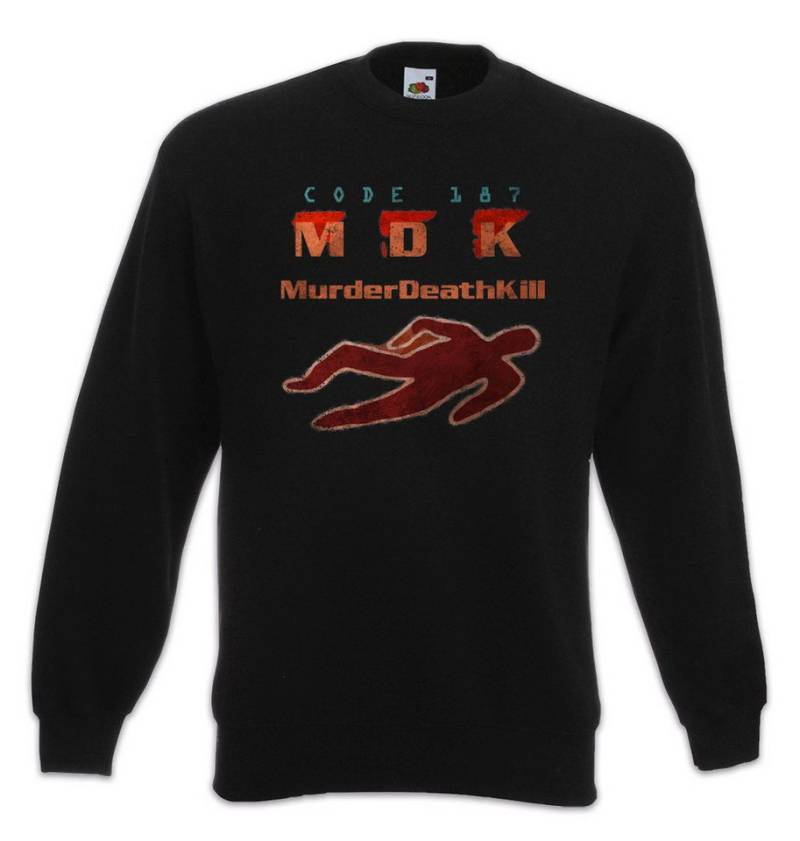 Urban Backwoods Sweatshirt Code 187 Sweatshirt Demolition MDK Police Code Ghetto Murder Death (1-tlg) Kill Man Mord Movie von Urban Backwoods