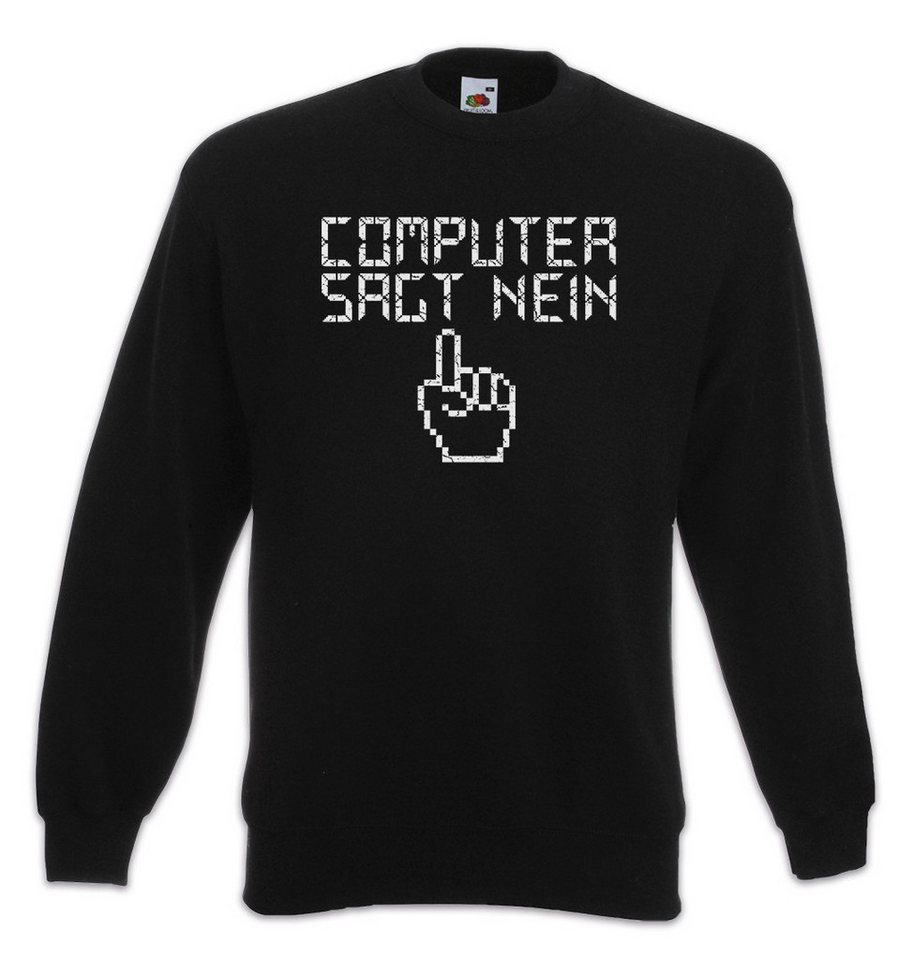 Urban Backwoods Sweatshirt Computer Sagt Nein Sweatshirt Programmierer Informatiker Nerd (1-tlg) Administrator Internet Spaß von Urban Backwoods