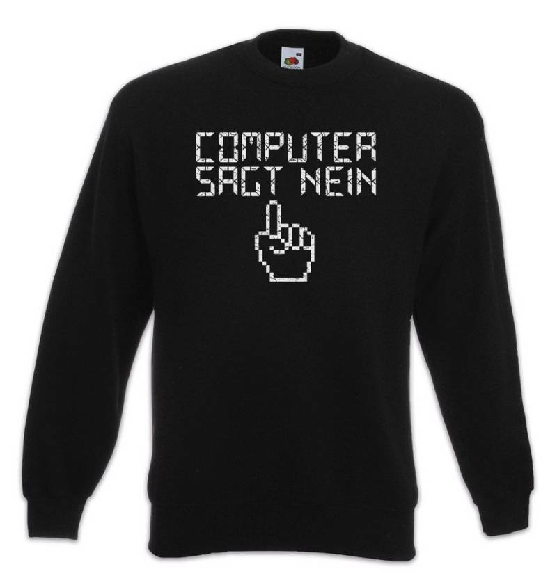 Urban Backwoods Sweatshirt Computer Sagt Nein Sweatshirt Programmierer Informatiker Nerd (1-tlg) Administrator Internet Spaß von Urban Backwoods