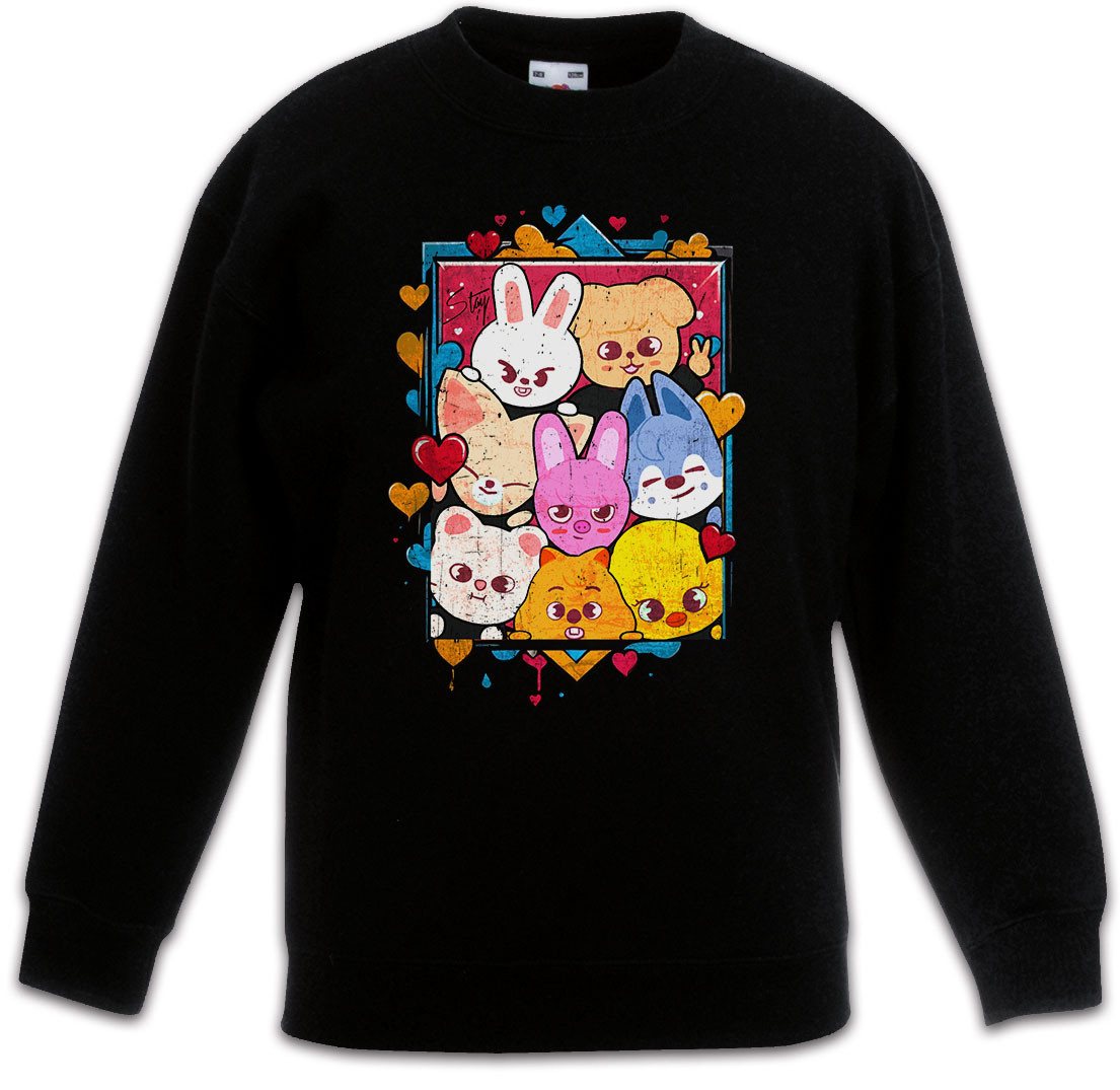 Urban Backwoods Sweatshirt Cute Korean Kids Kinderpullover Music Kpop K-Pop 4th Generation Stray (1-tlg) Boy Group Idol Band von Urban Backwoods