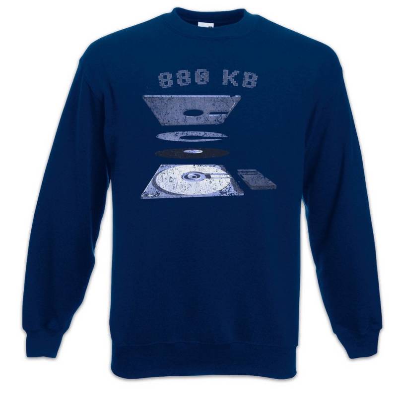 Urban Backwoods Sweatshirt Explosion 3.5 Floppy Disk Sweatshirt Retro Computer Commodore PC Amiga (1-tlg) 500 Diskette 880 Kb von Urban Backwoods