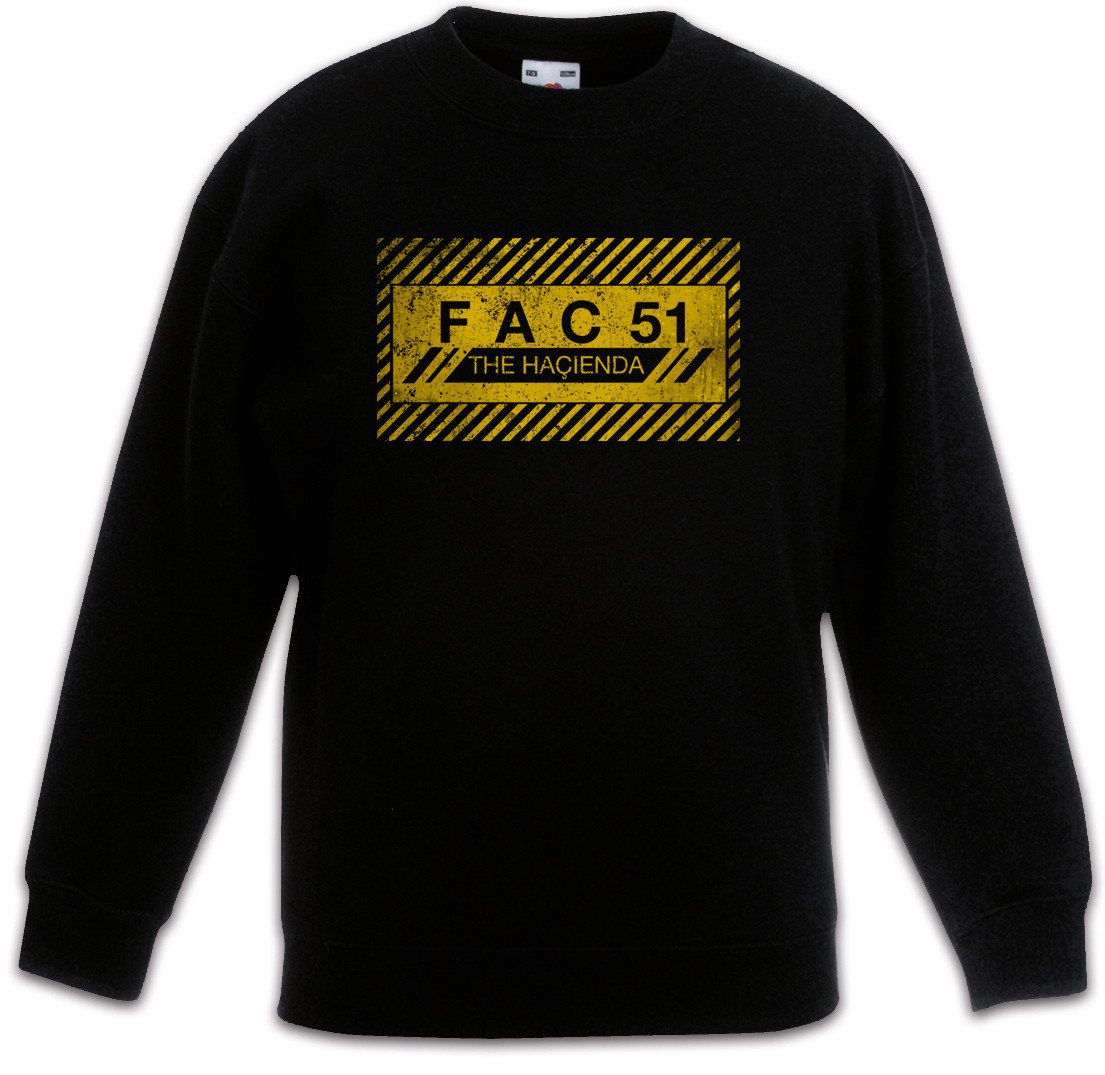 Urban Backwoods Sweatshirt Fac 51 The Hacienda I Kinderpullover Fac51 New Joy Order Division Club (1-tlg) Wave Techno Factory Records von Urban Backwoods