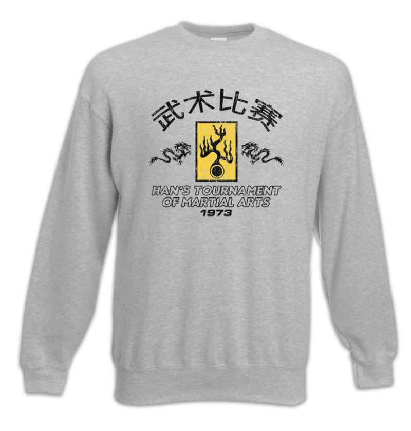 Urban Backwoods Sweatshirt Han's Tournament I Sweatshirt Enter Symbol Sign Dragon Logo Martial (1-tlg) Bruce Arts Kung Fu von Urban Backwoods