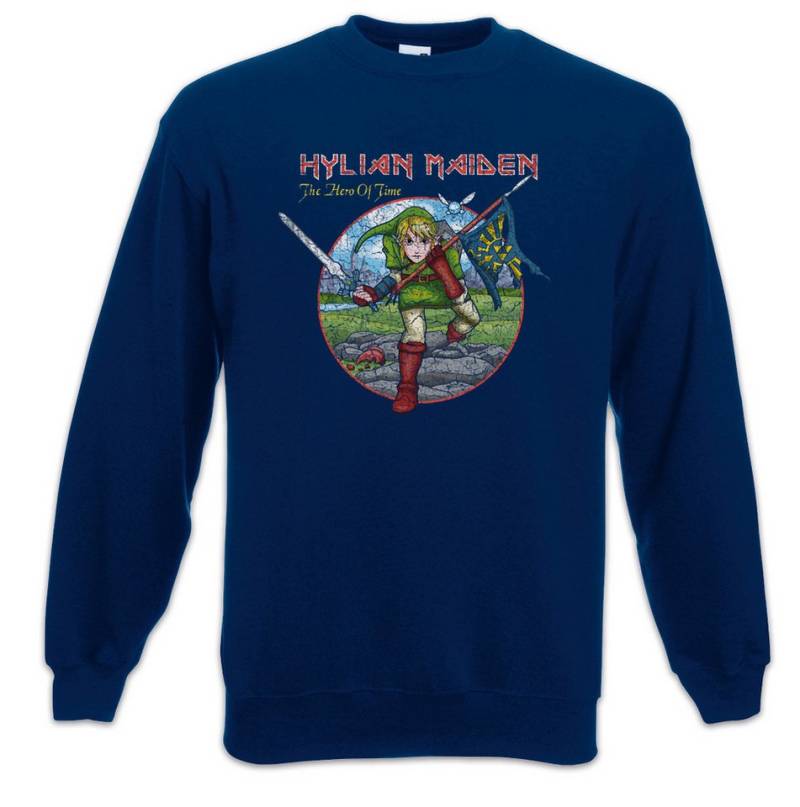Urban Backwoods Sweatshirt Hylian Maiden Sweatshirt Zelda Game Gamer PC Gaming Triforce Link (1-tlg) Games Geek Nerd Hyrule von Urban Backwoods