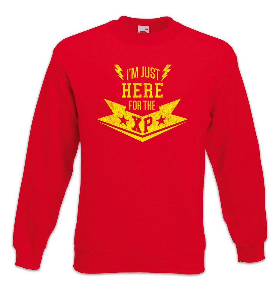Urban Backwoods Sweatshirt I'm Just Here For The Xp Sweatshirt Exp. Exp Experience Points Gamer (1-tlg) Games RPG Roleplay MMORPG von Urban Backwoods