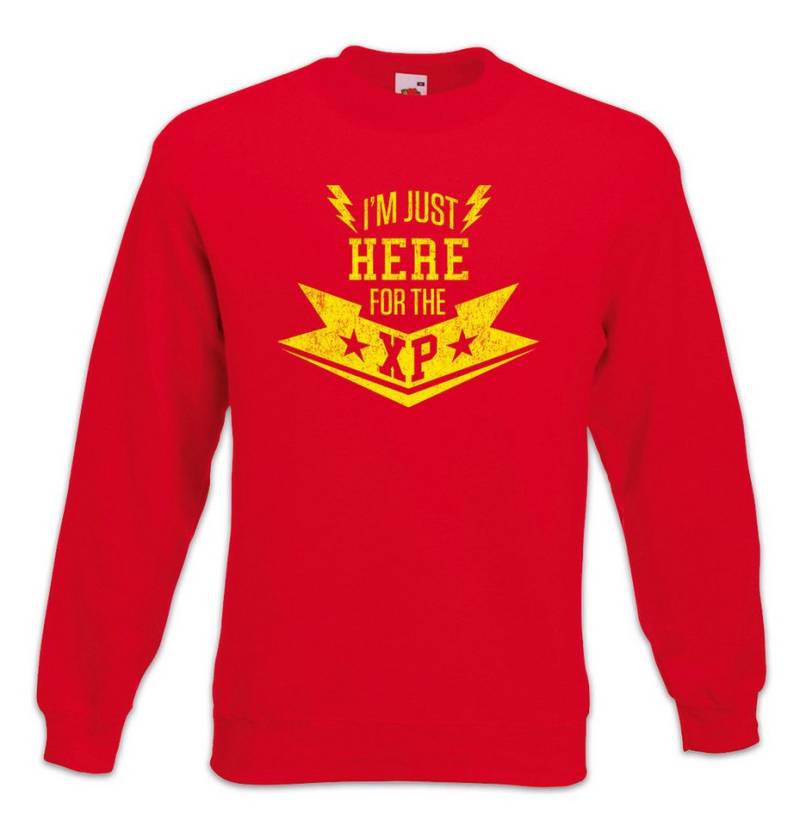 Urban Backwoods Sweatshirt I'm Just Here For The Xp Sweatshirt Exp. Exp Experience Points Gamer (1-tlg) Games RPG Roleplay MMORPG von Urban Backwoods