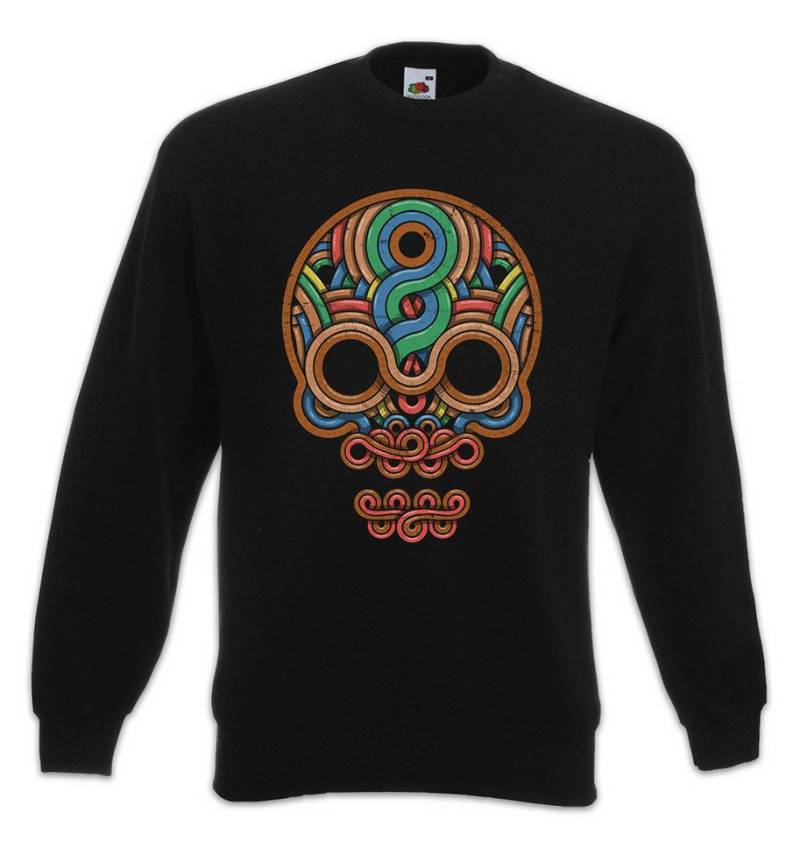 Urban Backwoods Sweatshirt Inca Skull Sweatshirt Inka Mayans Maya Aztecs Azteken America Ink (1-tlg) Indians Sugar Mexican Tattoo von Urban Backwoods