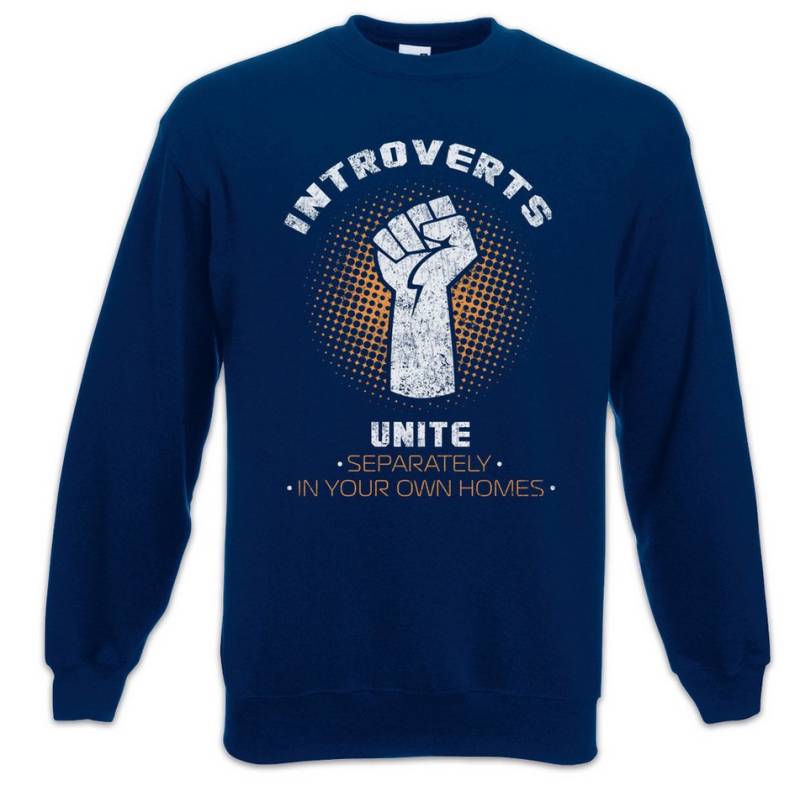 Urban Backwoods Sweatshirt Introverts Unite Sweatshirt Geek Nerd Fun Informatiker Informatik (1-tlg) Freak Introvertiert Gamer Computer von Urban Backwoods